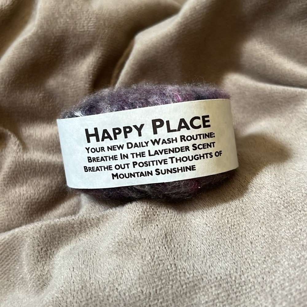 “Wool Rocks” Hand Made Soap Bars Covered In Wool - Picture 3 of 5